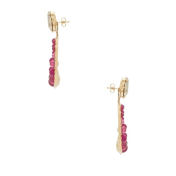 Hoop Swing Crystal Earring Anton Heunis - Picture 2 of 2